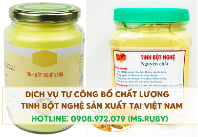 HỒ SƠ TỰ CÔNG BỐ CHẤT LƯỢNG TINH BỘT NGHỆ SẢN XUẤT TẠI VIỆT NAM